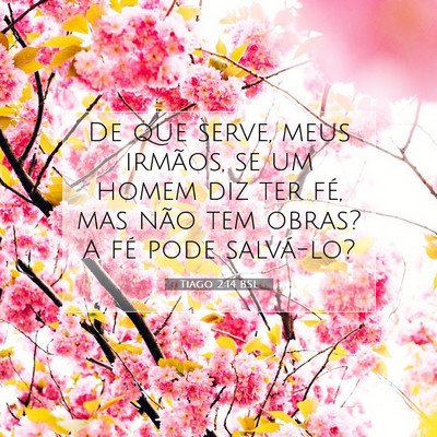 Tiago 2:14 BSL Imagem do Versículo Bíblico