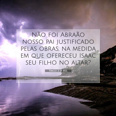 Tiago 2:21 BSL Imagem do Versículo Bíblico