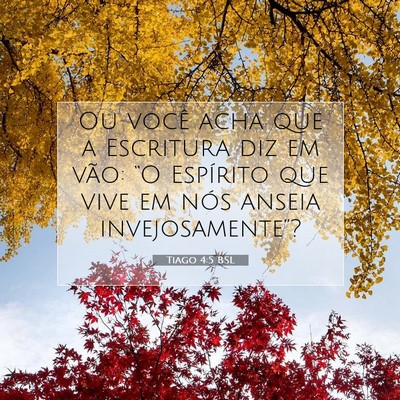 Tiago 4:5 BSL Imagem do Versículo Bíblico