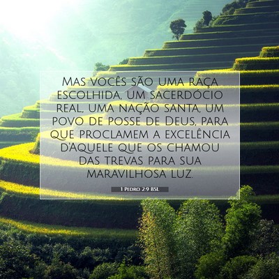 1 Pedro 2:9 BSL Imagem do Versículo Bíblico