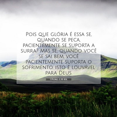 1 Pedro 2:20 BSL Imagem do Versículo Bíblico