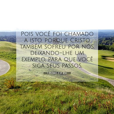 1 Pedro 2:21 BSL Imagem do Versículo Bíblico