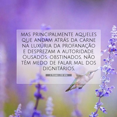 2 Pedro 2:10 Versículo Bíblico Explicado
