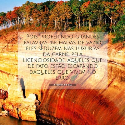 2 Pedro 2:18 BSL Imagem do Versículo Bíblico