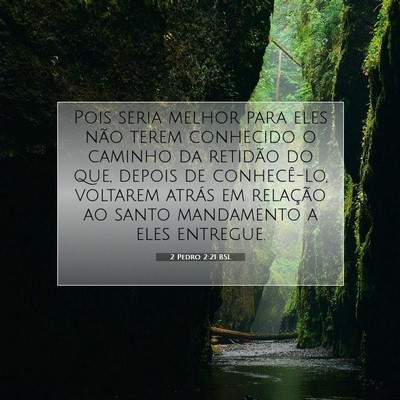 2 Pedro 2:21 Versículo Bíblico Explicado