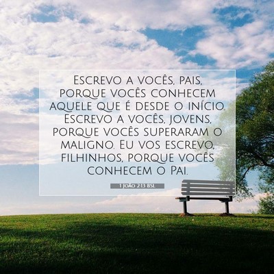 1 João 2:13 BSL Imagem do Versículo Bíblico