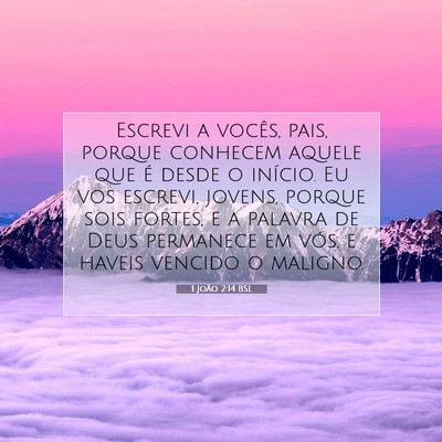 1 João 2:14 BSL Imagem do Versículo Bíblico