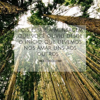 1 João 3:11 BSL Imagem do Versículo Bíblico