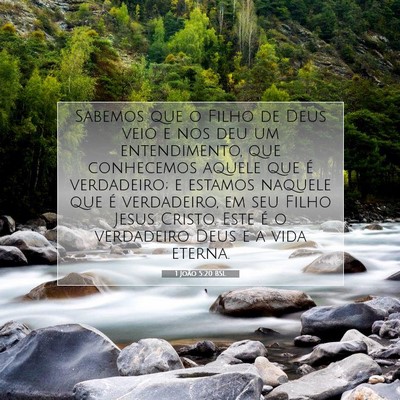 1 João 5:20 BSL Imagem do Versículo Bíblico