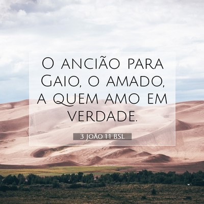 3 João 1:1 Versículo Bíblico Explicado