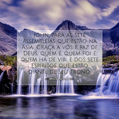 Apocalipse 1:4 Versículo Bíblico Explicado