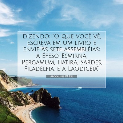 Apocalipse 1:11 Versículo Bíblico Explicado