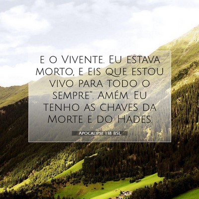 Apocalipse 1:18 Versículo Bíblico Explicado