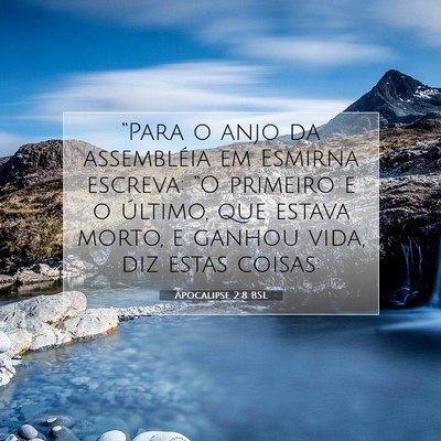 Apocalipse 2:8 BSL Imagem do Versículo Bíblico