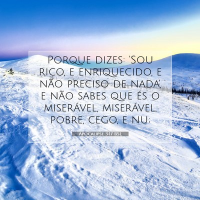 Apocalipse 3:17 BSL Imagem do Versículo Bíblico