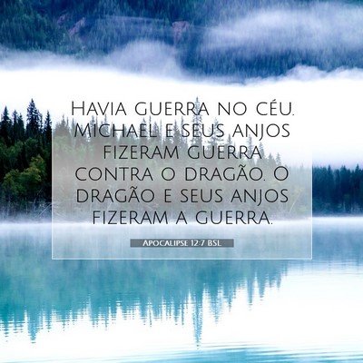 Apocalipse 12:7 BSL Imagem do Versículo Bíblico