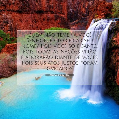 Apocalipse 15:4 BSL Imagem do Versículo Bíblico