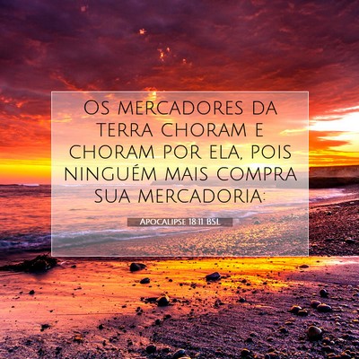 Apocalipse 18:11 BSL Imagem do Versículo Bíblico