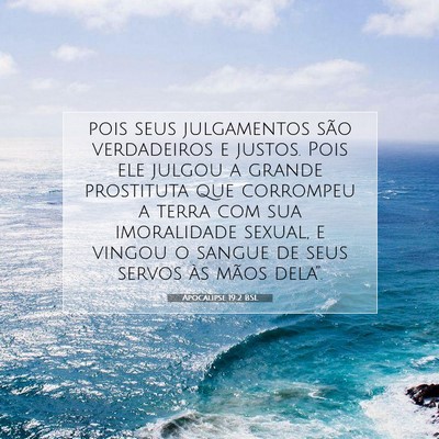 Apocalipse 19:2 BSL Imagem do Versículo Bíblico