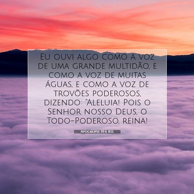 Apocalipse 19:6 BSL Imagem do Versículo Bíblico
