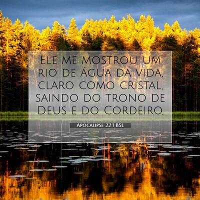 Apocalipse 22:1 BSL Imagem do Versículo Bíblico
