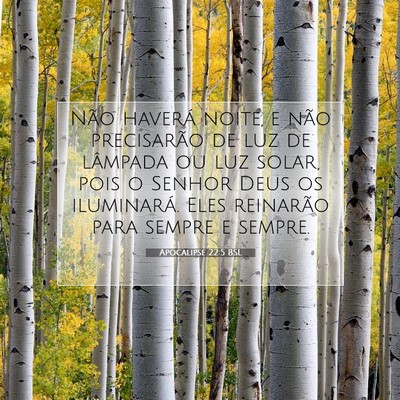 Apocalipse 22:5 BSL Imagem do Versículo Bíblico